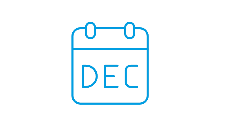 ikona kalendarza z&nbsp;grudniem